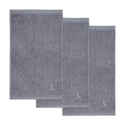 möve Superwuschel Gästetuch 30 x 50 cm aus 100% Baumwolle, stone 3er Set von Möve