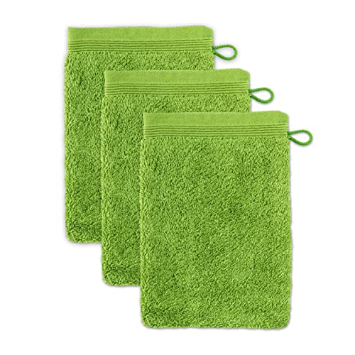 möve Superwuschel Waschhandschuh 15 x 20 cm aus 100% Baumwolle, peridot 3er Set möve Superwuschel Waschhandschuh 15 x 20 cm aus 100% Baumwolle, peridot 3er Set von Möve
