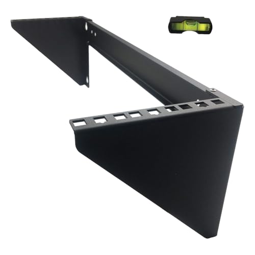 JINGCHENGMEI 3U 125 lb Gewicht Kapazität Heavy Duty 19 Zoll Stahl Vertikale Patch Panel Montagehalterung für Netzwerkgeräte von JINGCHENGMEI