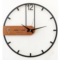 Personalisierte Große Wanduhr, Moderne Uhr Für Die Wand, Oversize Geschenk Paare, Ihn Bedeutungsvoll, Einzigartige von MofisWallArt