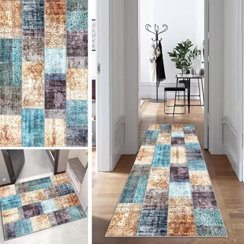 Boho Läufer Teppich Flur Lang Vintage Klassisch Abstrakte rutschfest Waschbar 40x120cm Modern Dauerhaft Läuferteppich TeppichLäufer Küchen Korridor Polyester Anpassbar Meterware Boho Läufer Teppich Flur Lang Vintage Klassisch Abstrakte rutschfest Waschbar 40x120cm Modern Dauerhaft Läuferteppich TeppichLäufer Küchen Korridor Polyester Anpassbar Meterware von Mogetal