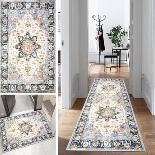 Boho Teppich Läufer Flur Bunt Kücheläufer Schlafzimmer Modern Geometrisch Teppich Läufer rutschfest Waschbar 40x150cm Dauerhaft Läuferteppich Flurläufer Korridor Polyester Meterware Boho Teppich Läufer Flur Bunt Kücheläufer Schlafzimmer Modern Geometrisch Teppich Läufer rutschfest Waschbar 40x150cm Dauerhaft Läuferteppich Flurläufer Korridor Polyester Meterware von Mogetal