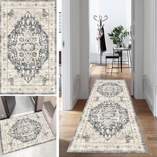 Boho Teppich Läufer Flur Bunt Lang Kücheläufer Schlafzimmer Modern Geometrisch Teppich Läufer rutschfest Waschbar 120x500cm Dauerhaft Läuferteppich Flurläufer Korridor Polyester Meterware Boho Teppich Läufer Flur Bunt Lang Kücheläufer Schlafzimmer Modern Geometrisch Teppich Läufer rutschfest Waschbar 120x500cm Dauerhaft Läuferteppich Flurläufer Korridor Polyester Meterware von Mogetal