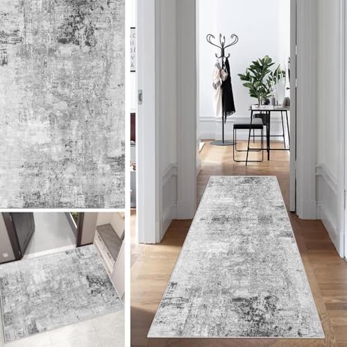 Grau Teppich Läufer Flur Abstrakt Lang Kücheläufer Schlafzimmer Modern Teppich Läufer rutschfest Waschbar 40x300cm Dauerhaft Läuferteppich Flurläufer Korridor Polyester Meterware Grau Teppich Läufer Flur Abstrakt Lang Kücheläufer Schlafzimmer Modern Teppich Läufer rutschfest Waschbar 40x300cm Dauerhaft Läuferteppich Flurläufer Korridor Polyester Meterware von Mogetal