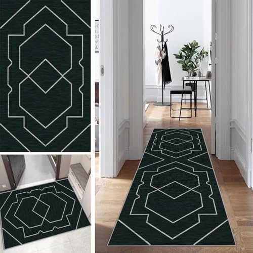 Grün Abstrakt Teppich Läufer Flur Lang Kücheläufer Schlafzimmer Modern Geometrisch Teppich Läufer rutschfest Waschbar 70x280cm Dauerhaft Läuferteppich Flurläufer Korridor Polyester Meterware Grün Abstrakt Teppich Läufer Flur Lang Kücheläufer Schlafzimmer Modern Geometrisch Teppich Läufer rutschfest Waschbar 70x280cm Dauerhaft Läuferteppich Flurläufer Korridor Polyester Meterware von Mogetal