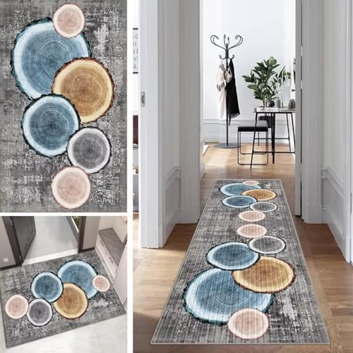 Läufer Flur Lang Küche Schlafzimmer rutschfest Waschbar 40x120cm Bunt 3D Holzmaserung Teppich Läufer Dauerhaft Läuferteppich KüchenLäufer Korridor Polyester Anpassbar Meterware Läufer Flur Lang Küche Schlafzimmer rutschfest Waschbar 40x120cm Bunt 3D Holzmaserung Teppich Läufer Dauerhaft Läuferteppich KüchenLäufer Korridor Polyester Anpassbar Meterware von Mogetal
