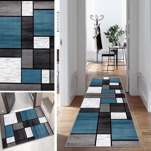 Läufer Teppich Lang Flur Läufer Küche rutschfest Waschbar 40x80cm Geometrische Muster Dauerhaft Läuferteppich TeppichLäufer KüchenLäufer Korridor Polyester Anpassbar Meterware Läufer Teppich Lang Flur Läufer Küche rutschfest Waschbar 40x80cm Geometrische Muster Dauerhaft Läuferteppich TeppichLäufer KüchenLäufer Korridor Polyester Anpassbar Meterware von Mogetal