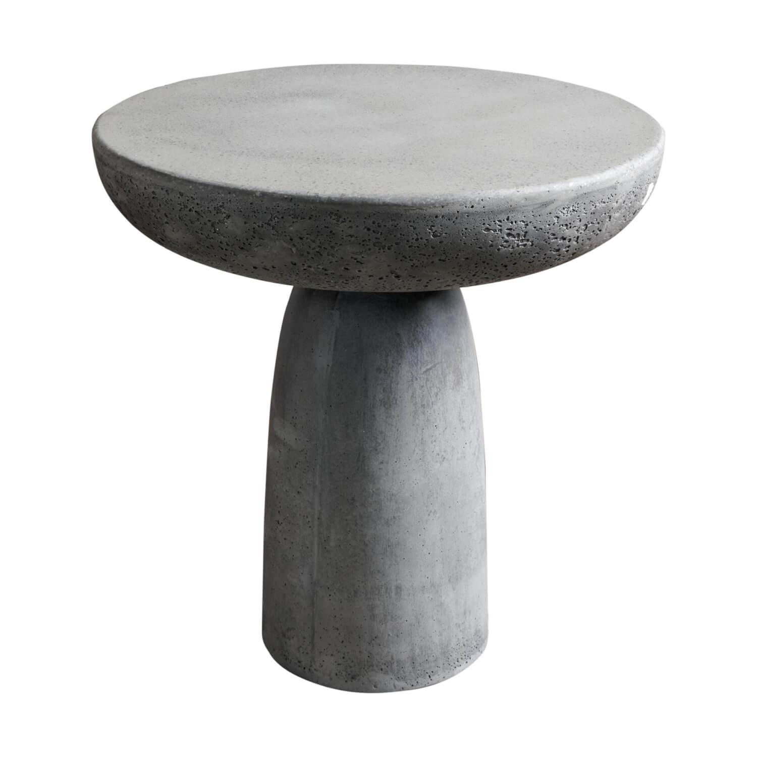 Couchtisch Diam.50 Beton Anthrazit von Mogg