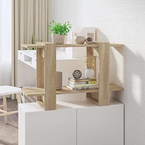 Mogou Bücherregal/Raumteiler, Bookshelf, Regalbrett, Book Shelf, Bücher Regal, Deko Regal Wohnzimmer, Standregal, Sonoma-Eiche 80x30x51 cm Mogou Bücherregal/Raumteiler, Bookshelf, Regalbrett, Book Shelf, Bücher Regal, Deko Regal Wohnzimmer, Standregal, Sonoma-Eiche 80x30x51 cm von Mogou