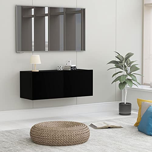 Mogou TV-Schrank, Fernsehschrank, Tv-möbel & Phonomöbel, Fernsehtisch, Tv Board, Fernsehkommode, Schrank Schlafzimmer, Schwarz 80x30x30 cm Spanplatte Mogou TV-Schrank, Fernsehschrank, Tv-möbel & Phonomöbel, Fernsehtisch, Tv Board, Fernsehkommode, Schrank Schlafzimmer, Schwarz 80x30x30 cm Spanplatte von Mogou