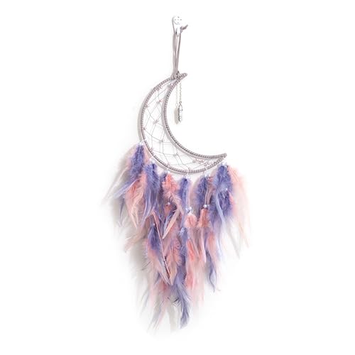 Grau Mond Traumfänger Handgefertigte Traumfänger Dreamcatcher Bunte Feder Traumfänger für Schlafzimmer Wandbehang Dekoration Ornamente Handwerk Geschenk Grau Mond Traumfänger Handgefertigte Traumfänger Dreamcatcher Bunte Feder Traumfänger für Schlafzimmer Wandbehang Dekoration Ornamente Handwerk Geschenk von Moguxb