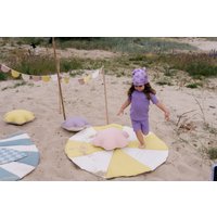 Kinder-Patchwork-Matte - „Honig", Spielmatte, Mädchenmatte, Jungenmatte, Tipi-Matte, Baldachinmatte, Kinderzimmer von MoiMili