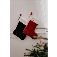 3Er Set Weihnachtsmannsocken, Weihnachtsstrümpfe Zum Verschenken, Weihnachtswanddekoration, Kamindekoration, Weihnachtsgeschenkidee von MoiMili