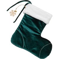 Weihnachtsstrümpfe „Grün", Weihnachtsmann-Socke, Weihnachtsgeschenktüte, Rote Weihnachtsdeko, Festtagsdeko Über Dem Kamin von MoiMili