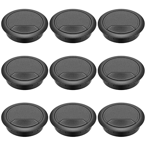 9 Stück Kabeldurchführung Schreibtisch,Kabeldurchlass 60mm,Schreibtisch Kabeldurchführung Schwarz,Kabeldose,Tisch Kabeldurchführung 9 Stück Kabeldurchführung Schreibtisch,Kabeldurchlass 60mm,Schreibtisch Kabeldurchführung Schwarz,Kabeldose,Tisch Kabeldurchführung von Moicainy