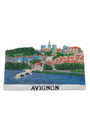 Avignon Frankreich Kühlschrankmagnet Reise Souvenir Kühlschrank Dekoration 3D Magnet Aufkleber handbemalt Craft Collection von Moiilvcla