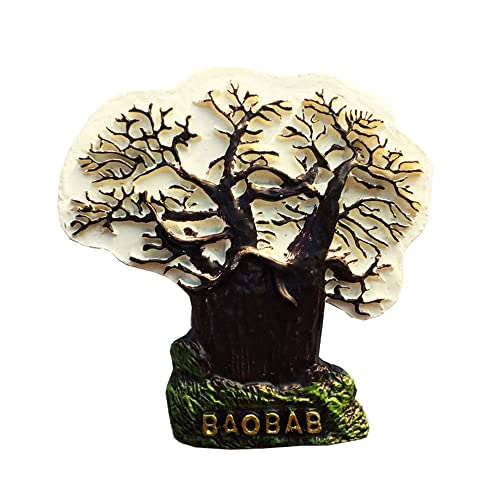 Baobab Baum Madagaskar Kühlschrank Magnet Reise Souvenir Kühlschrank Dekoration Magnetischer Aufkleber Handbemalt Bastelkollektion von Moiilvcla