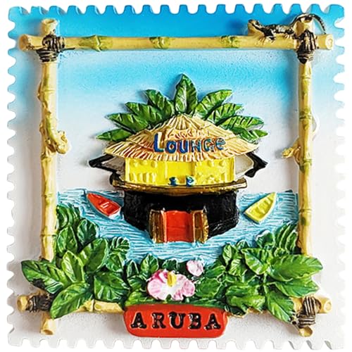 Kühlschrankmagnet Aruba Niederlande 3D Reise Souvenir Kühlschrank Dekoration Magnet Aufkleber Handwerk Kollektion von Moiilvcla