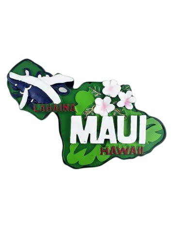 Lahaina Maui Hawaii USA Kühlschrank Magnet Reise Souvenir 3D Kühlschrank Dekoration Magnetaufkleber Handbemalt Handwerk von Moiilvcla