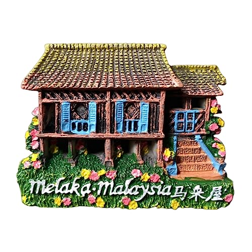 Malakka Malaysia Kühlschrankmagnet Reise-Souvenir, 3D-Kühlschrankdekoration, magnetischer Aufkleber, Bastel-Kollektion von Moiilvcla