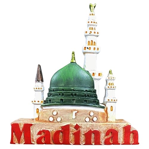 Masjidal-Madinah Saudi-Arabien Kühlschrankmagnet 3D Reise Souvenir Kühlschrank Dekoration Magnetaufkleber Handwerk Kollektion von Moiilvcla