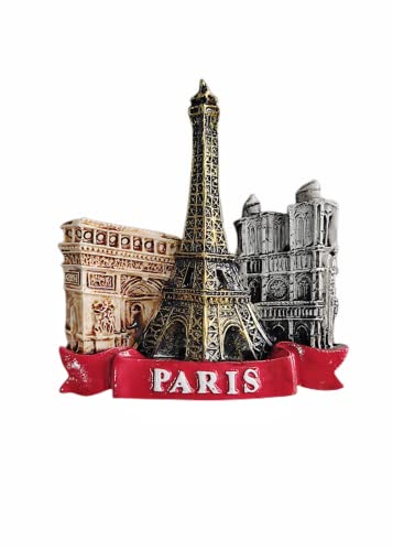 Paris Frankreich Kühlschrankmagnet Reise-Souvenir Kühlschrankdekoration 3D Magnetaufkleber handbemalt Craft Collection von Moiilvcla