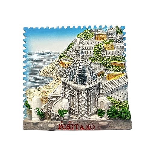 Positano Kühlschrankmagnet Amalfi Küste Italien 3D Reise Souvenir Kühlschrank Dekoration Magnetaufkleber Handwerk Kollektion von Moiilvcla