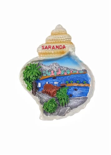 Saranda Albanien Kühlschrank-Magnet Reise Souvenir Kühlschrank Dekoration 3D Magnetaufkleber Handbemalte Bastelkollektion von Moiilvcla