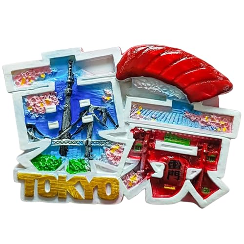 Tokyo Japan Kühlschrankmagnet 3D Reise Souvenir Kühlschrank Dekoration Magnet Aufkleber Handwerk Kollektion von Moiilvcla