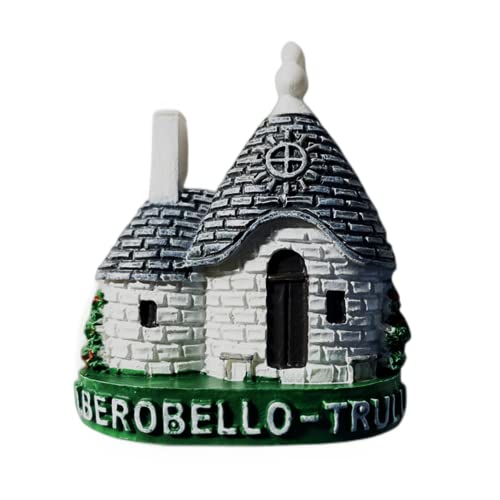 Trulli Alberobello Italien Kühlschrankmagnet Reise Souvenir Kühlschrank Dekoration 3D Magnet Aufkleber Handgemalt Handwerk Kollektion von Moiilvcla