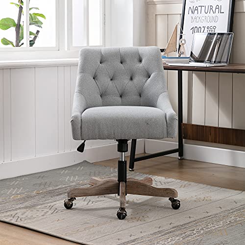 COOLMORE Swivel Shell Chair for Living Room/Modern Leisure Office Chair, Haushalt & Wohnen (Grau) von Moimhear