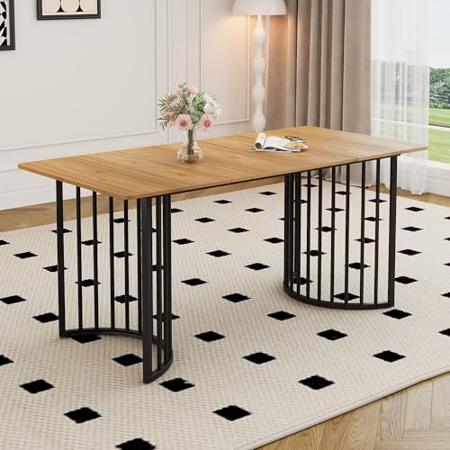 Esstisch 4 Personen, Esstisch Holz 140×80 cm, Moderner Esszimmertisch Küchentisch für Esszimmer und Küche Esstisch 4 Personen, Esstisch Holz 140×80 cm, Moderner Esszimmertisch Küchentisch für Esszimmer und Küche von Moimhear