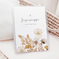 Personalisierte Zeugnismappe Mia Mit Trockenblumen - Geschenk Zur Einschulung & Schulanfang 20 Klarsichtfolien Für Zeugnisse Und Urkunden Personalisierte Zeugnismappe Mia Mit Trockenblumen - Geschenk Zur Einschulung & Schulanfang 20 Klarsichtfolien Für Zeugnisse Und Urkunden von MoinMagda