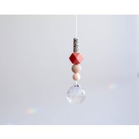 Sonnenfänger Kastanie Beige Sand Glaskristall Silikonperlen Und Keramikperle Sonnenfänger Kastanie Beige Sand Glaskristall Silikonperlen Und Keramikperle von MoinMia