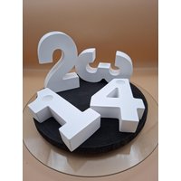 Zahlen Adventskalender, Modern, Adventskranz, 1 2 3 4, Für Stabkerzen Zahlen Adventskalender, Modern, Adventskranz, 1 2 3 4, Für Stabkerzen von MoinundMehrbySteffi