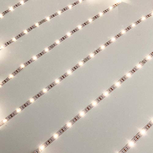 90 LED-Band Lichterband LED Stripe warm-weiß selbstklebend und flexibel transparent 3 Meter von Mojawo