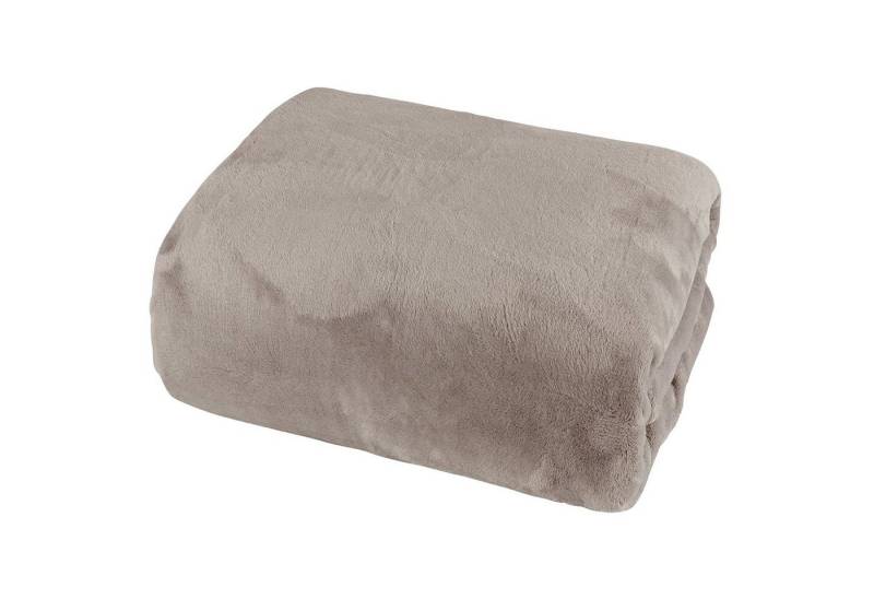 Betttuch Microfaser Cashmere Touch Spannbetttuch 150x200cm taupe, Mojawo von Mojawo