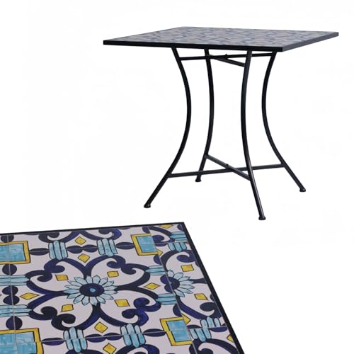 Hochwertiger Outdoor Mosaik Tisch Mosaiktisch Gartentisch Gartenmöbel Outdoortisch Bistrotisch wetterfest 77x7xH70cm Hochwertiger Outdoor Mosaik Tisch Mosaiktisch Gartentisch Gartenmöbel Outdoortisch Bistrotisch wetterfest 77x7xH70cm von Mojawo