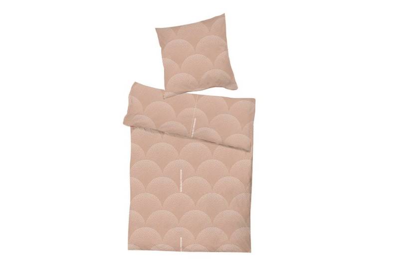Mojawo Jugendbettwäsche 2er Set Renforcé Baumwoll Bettwäsche Bettzeug Reißverschluss Wellen 135x200cm von Mojawo