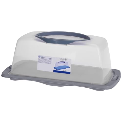 Kuchen Transportbox rund Tortencontainer mit Deckel, Haube und Griff Aufbewahrungsbox Kuchenbehälter Kuchenplatte Tortenbehälter Tortenbox Tortenteller Tortenhaube Tortenglocke - 40X20X15CM Mint Kuchen Transportbox rund Tortencontainer mit Deckel, Haube und Griff Aufbewahrungsbox Kuchenbehälter Kuchenplatte Tortenbehälter Tortenbox Tortenteller Tortenhaube Tortenglocke - 40X20X15CM Mint von Mojawo