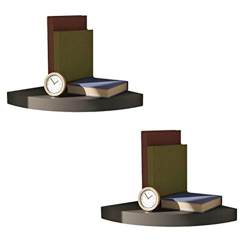 Mojawo 2 Stück Eckregal Wandregal Hängeregal CD-Board Bücherregal Schweberegal MDF Schwarz 30x30cm Mojawo 2 Stück Eckregal Wandregal Hängeregal CD-Board Bücherregal Schweberegal MDF Schwarz 30x30cm von Mojawo