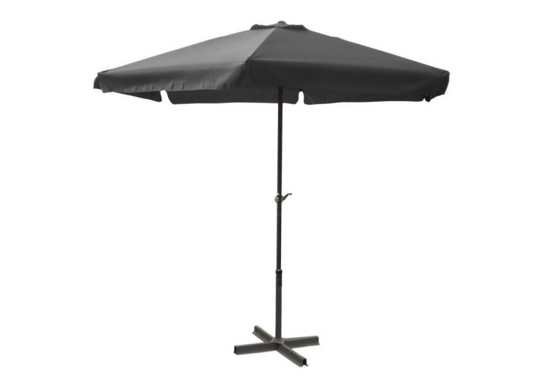 Mojawo Ampelschirm Alu Sonnenschirm Ø 3m Mit Krempe und Kurbel verschiedene Farben von Mojawo