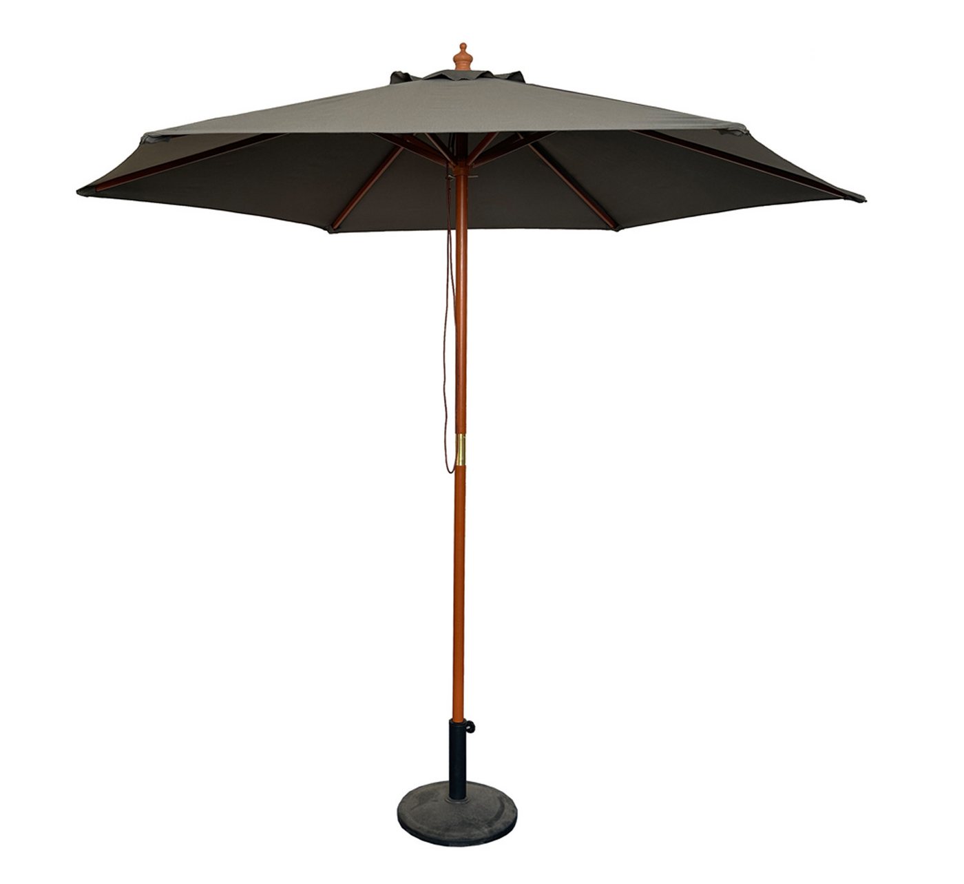 Mojawo Ampelschirm XXL Holz Sonnenschirm Marktschirm Gartenschirm Holzgestell Grau Ø4m Mojawo Ampelschirm XXL Holz Sonnenschirm Marktschirm Gartenschirm Holzgestell Grau Ø4m von Mojawo