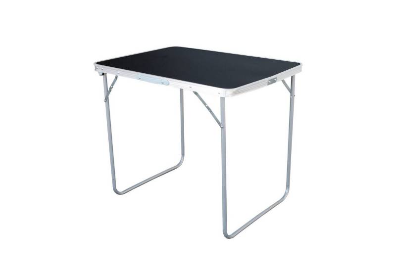 Mojawo Campingtisch Campingtisch schwarz klappbar mit Tragegriff Alu L70xB50xH59cm von Mojawo