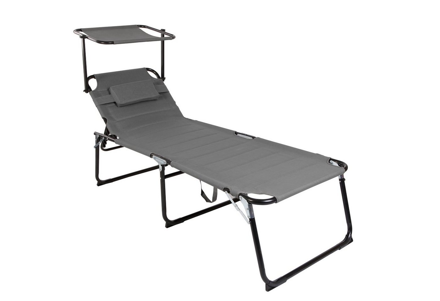 Mojawo Doppelliege XXL Aluminium Gartenliege anthrazit mit Dach und Kissen L200xB70cm Mojawo Doppelliege XXL Aluminium Gartenliege anthrazit mit Dach und Kissen L200xB70cm von Mojawo