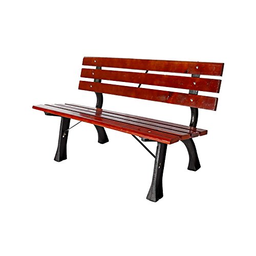Mojawo Edle und Massive Parkbank aus Eisen und Holz Gartenbank 150 x 56 x 70 cm Sitzbank Farbe Braun/Schwarz Mojawo Edle und Massive Parkbank aus Eisen und Holz Gartenbank 150 x 56 x 70 cm Sitzbank Farbe Braun/Schwarz von Mojawo