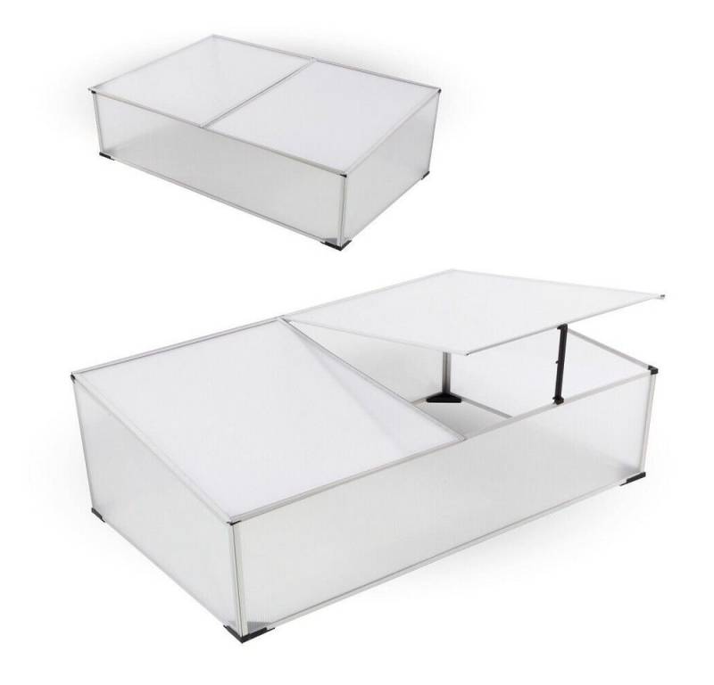 Mojawo Gewächshaus Frühbeet Aluminium Gewächshaus Gewächshaus 120X80X30/40CM Mojawo Gewächshaus Frühbeet Aluminium Gewächshaus Gewächshaus 120X80X30/40CM von Mojawo