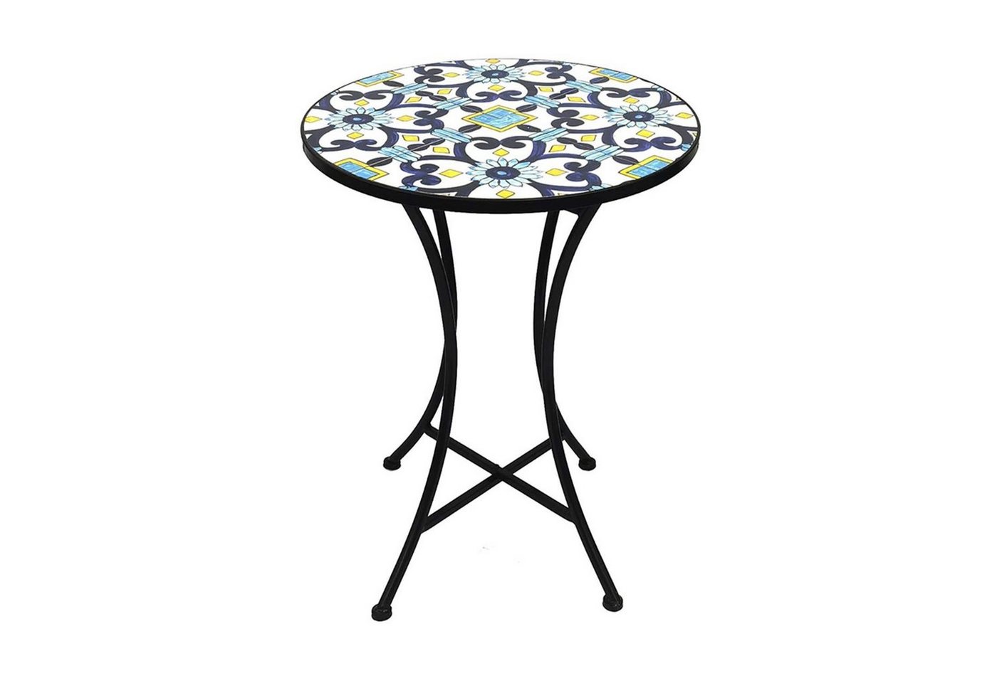Mojawo Küchentisch Mosaik Mosaiktisch Gartentisch Bistrotisch Tisch Ø 60 x 70 cm von Mojawo