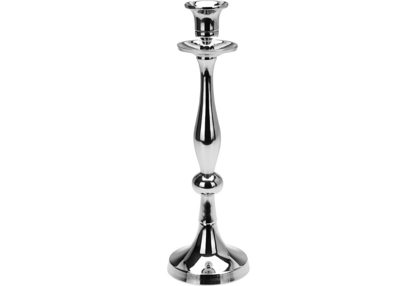 Mojawo Laterne Dekorativer und schwerer Kerzenleuchter Metall Silber 27cm Mojawo Laterne Dekorativer und schwerer Kerzenleuchter Metall Silber 27cm von Mojawo