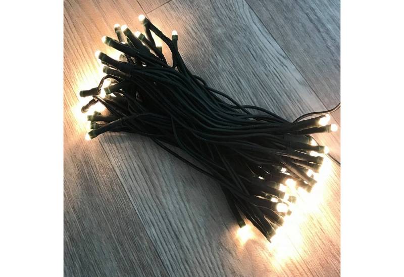Mojawo Lichtervorhang 150er LED Solar Lichterkette Weihnachtsbeleuchtung Aussen warmweiß von Mojawo